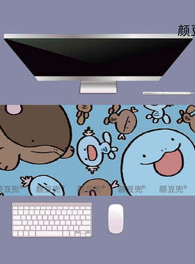 可爱乌波 宝可梦 大号动漫周边鼠标垫 小号游戏鼠标垫 可水洗防滑