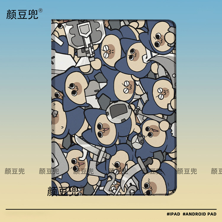怪物猎人 荒野 猫车ipad十11代ipad10.2适用air5/6保护套matepad pro11 Air3笔槽mini6 7皮套小米6 7红米SE11