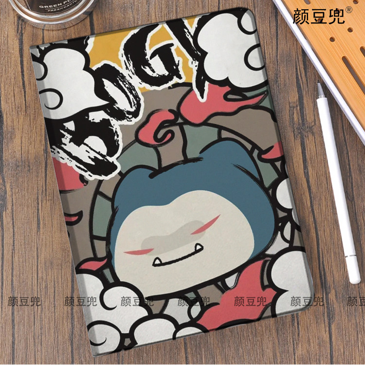 耿鬼 宝可梦ipad10.2适用air5/6保护套matepad pro11 Air3笔槽mini56皮套小米5/6pr华为Air11.5动漫12红米SE