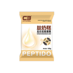 【U先】帕缇朵C3全价全期猫粮成猫幼猫肽奶糕配方猫粮100g*2袋