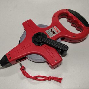 科信塑壳架式钢卷尺50米插地式丈量卷尺不公差耐冲击ABS厚0.2耐磨