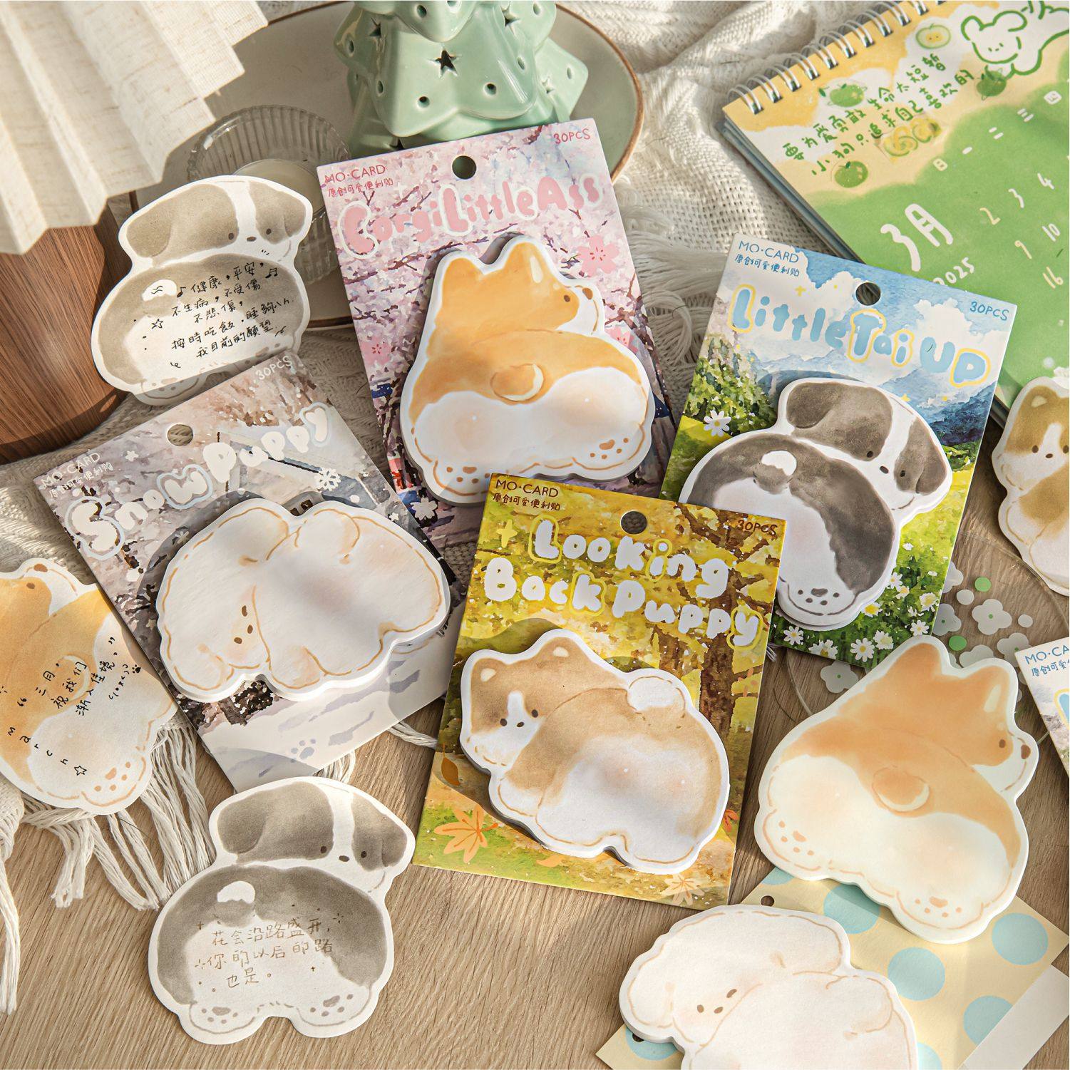 摇摇小屁墩系列异形便利贴30张入 可爱萌宠图案可粘学生留言N次贴,文具电教/文化用品/商务用品,便签本/便条纸/N次贴,淘宝优惠券,粉丝福利购,淘宝优惠卷