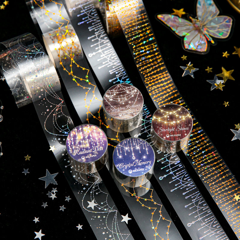 装点闪耀系列防水PET胶带  灯饰线条主题手账咕卡diy装饰拼贴画,文具电教/文化用品/商务用品,和纸胶带,淘宝优惠券,粉丝福利购,淘宝优惠卷