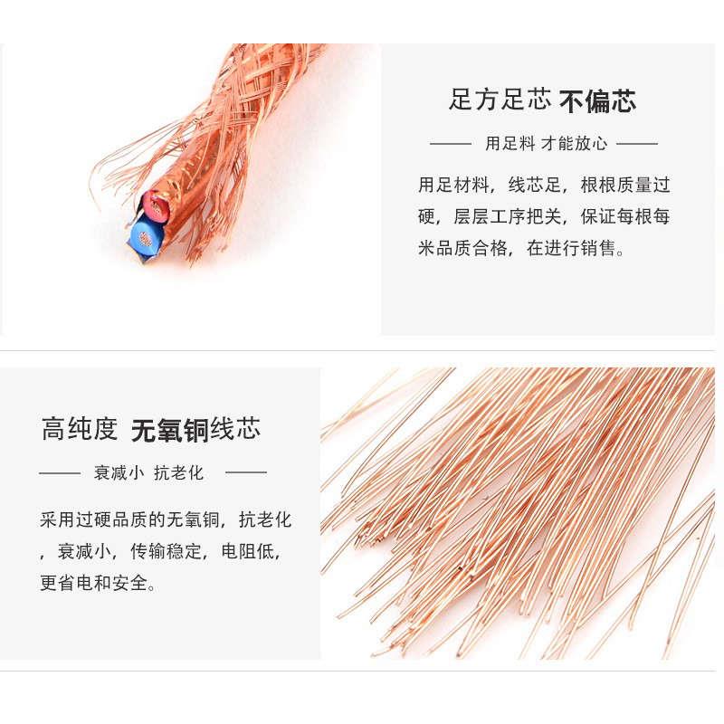 双绞屏蔽线RVSP2 4 6 8 10芯0.5 0.75 1.5 平方485通讯信号电缆线