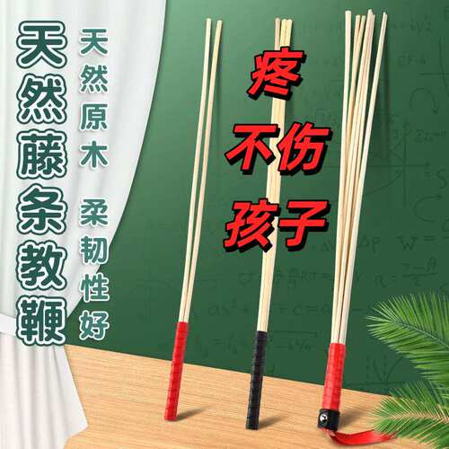 望子成龙鞭女专用用教藤鞭指挥棒软创意教棍老师用藤条教鞭复古
