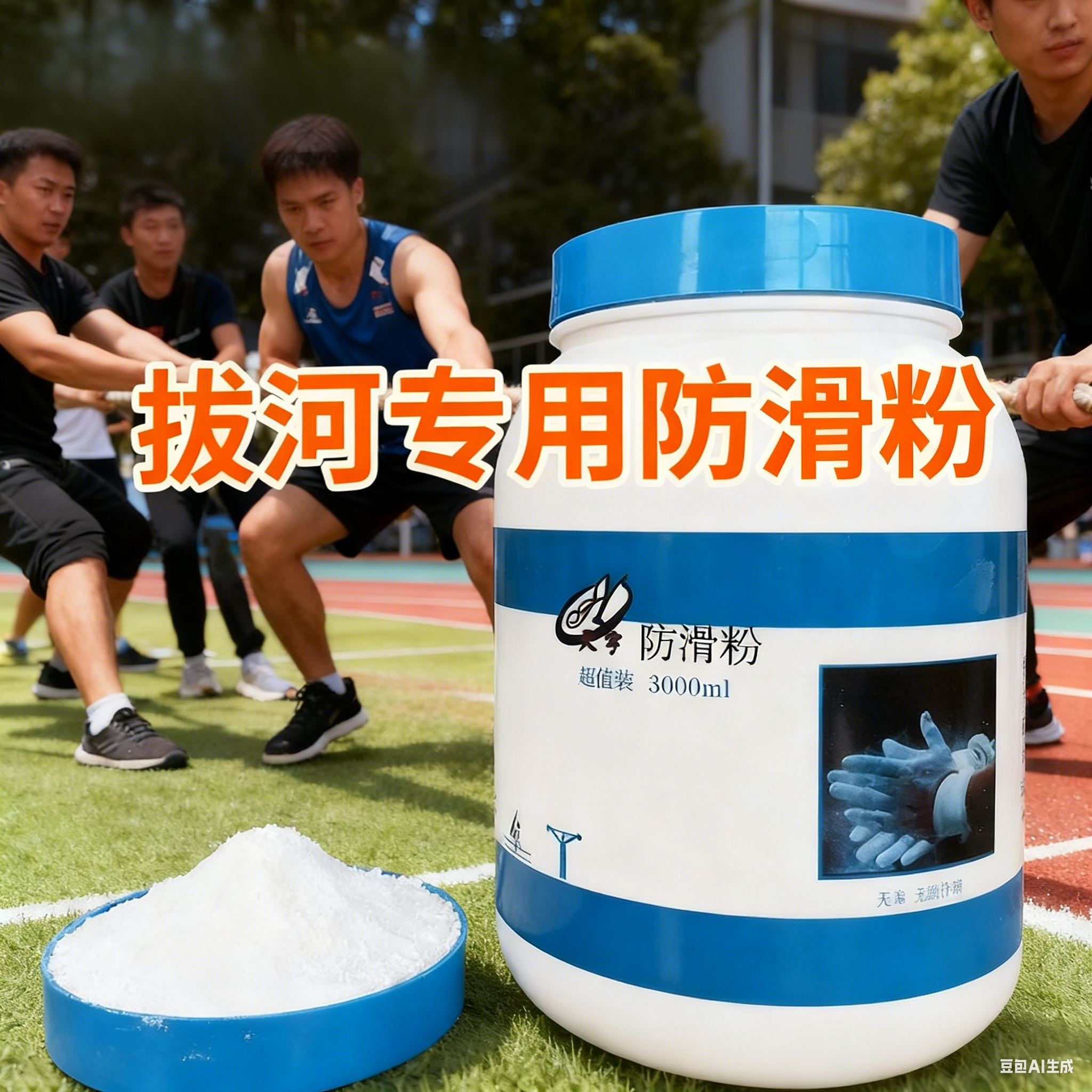 拔河防滑粉运动防滑镁粉3桶装羽毛球体育攀岩解压引体向上健身防