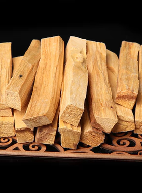 南美秘鲁圣木木条有火熏香托盘鼠尾草空间净化palo santo stick