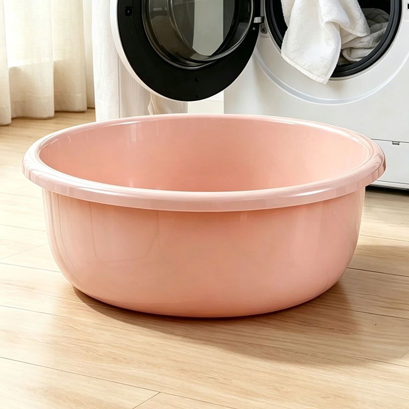 加厚加深水盆塑料盆子家用学生宿舍洗衣洗脚盆厨房大号洗菜盆面盆