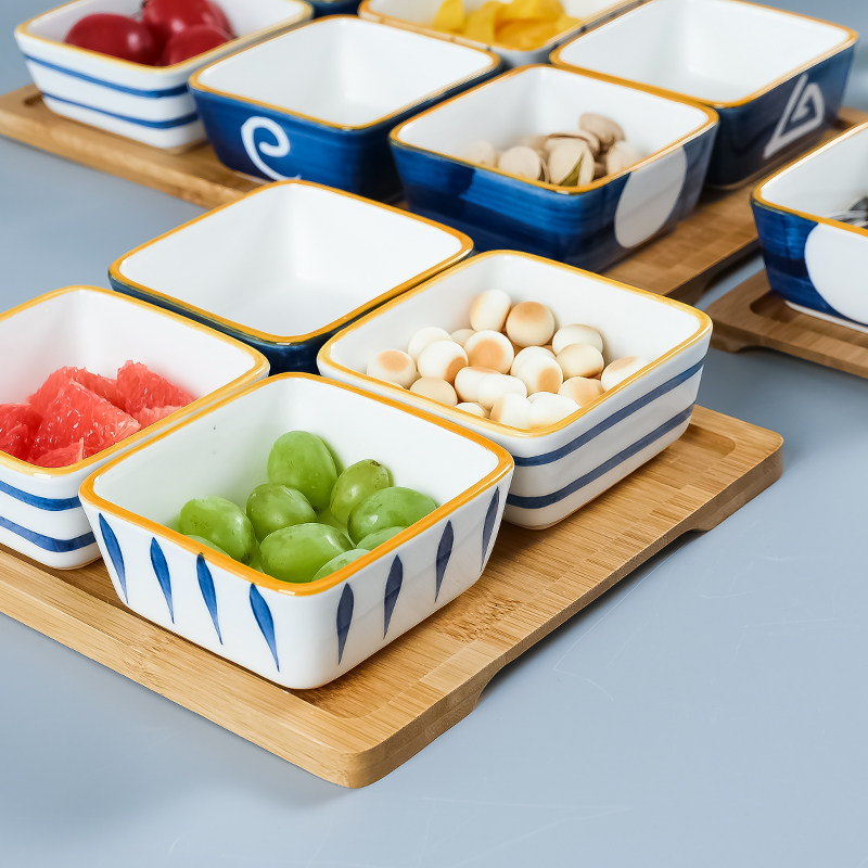 一颗橙子日式水果盘分格干果盘客厅零食盘ktv果盘点心小吃茶点盘在类目 餐饮具, 餐具, 果盆/果盘/果篮中 - 来自Buy2taobao.com提供专业的淘宝代购服务