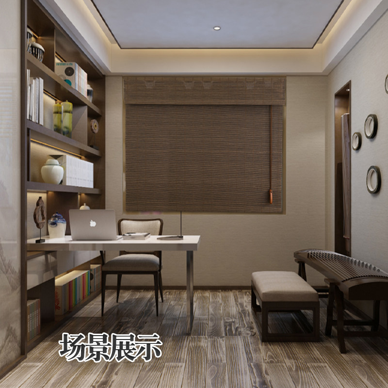 竹帘卷帘窗帘拉卷式家用门帘隔断日式书房阳台遮光遮阳帘窗户