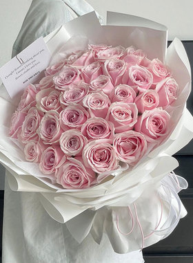 永生花玫瑰花束高级感香皂花仿真花情人节表白送女友闺蜜生日礼物