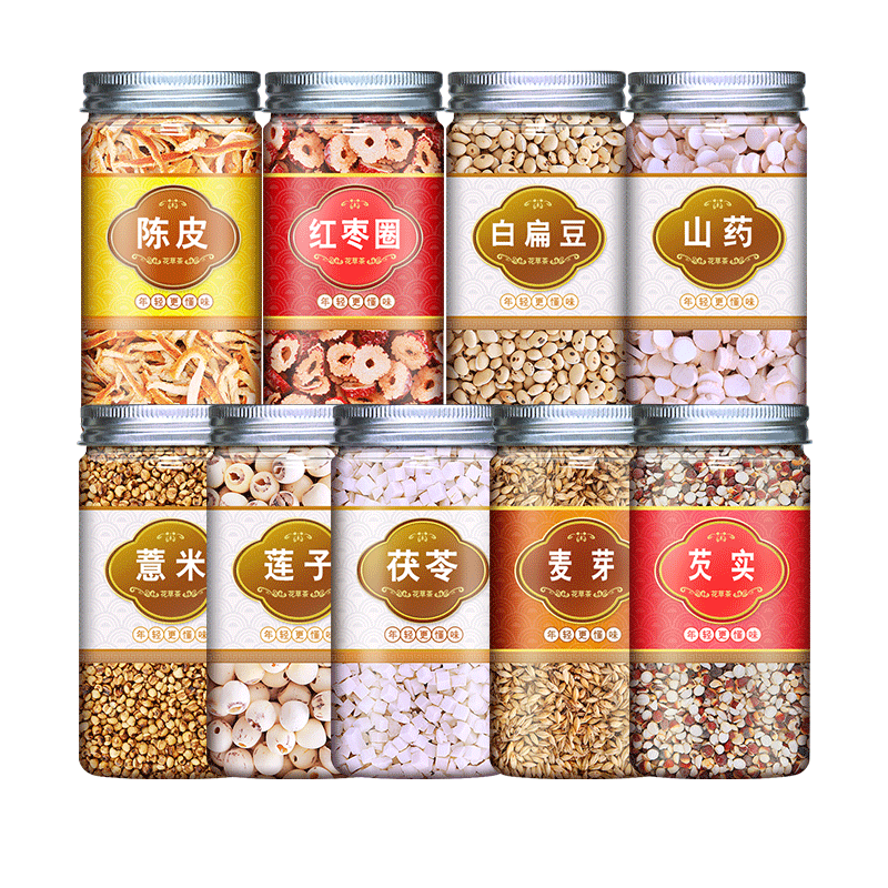 白扁豆薏仁莲子泡水芡实