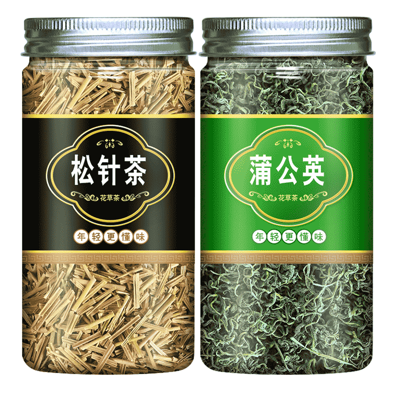 蒲公英野生新鲜特级松针茶