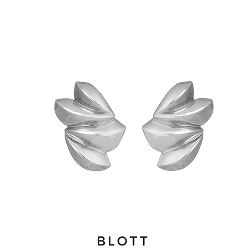 【叶童同款】BLOTT 复古切割 金银耳环