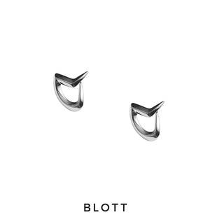BLOTT官方店 原创设计三棱体曲面特殊造型耳饰网红耳饰女饰品