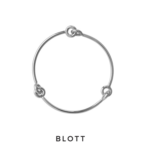 BLOTT 三节转运环金银手镯