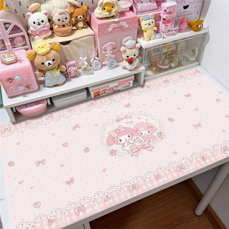 少女心美乐蒂拼豆桌垫防滑耐高温拼豆店专用桌布软萌桌面保护垫