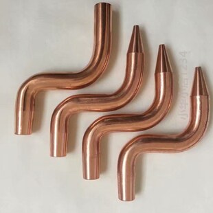 销DN-型点焊机弯电极头小弯点焊头S弯电极16*60110铬锆铜弯电极头