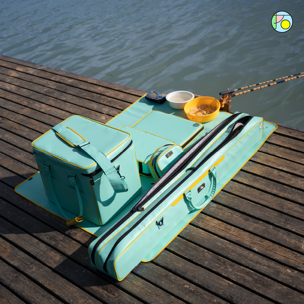 地垫黑拉垫钓鱼防雨垫罩运动垫防水耐磨垂钓装备渔具防脏垫禅钓坐 - 拓也户外出品