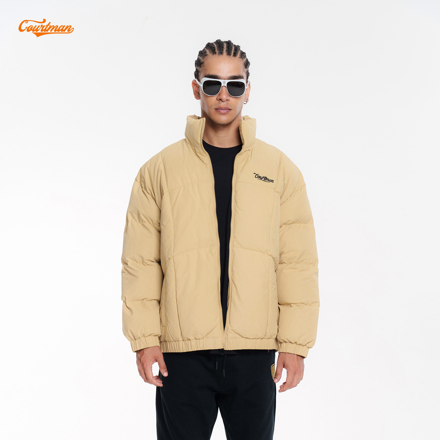 COURTMAN野球帝 加厚运动外套棉服美式夹克立领宽松男女保暖防风,运动服/休闲服装,运动茄克/外套,淘宝优惠券,粉丝福利购,淘宝优惠卷