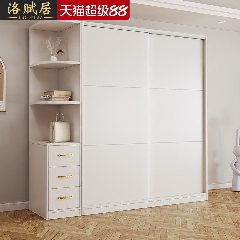 衣柜家用卧室木质拉门儿童衣橱出租房用经济简易柜子新爆款2025