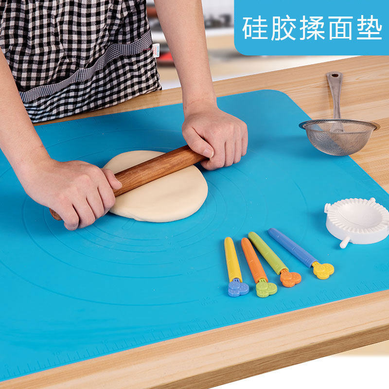 硅胶揉面垫不沾案板食品级防滑和面垫大号家用擀面板烘焙工具