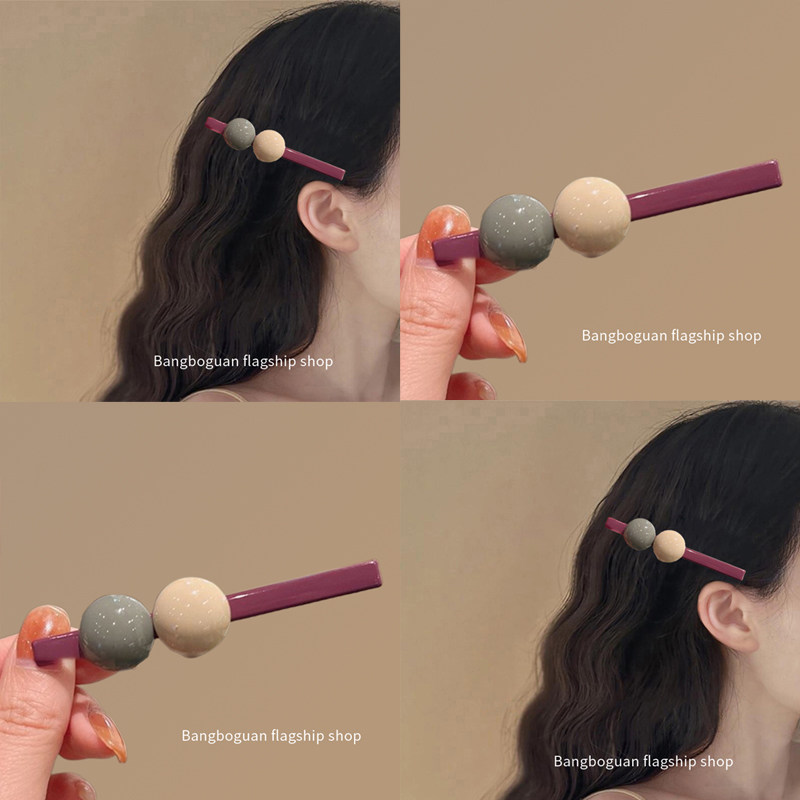 糖果色劉海發夾側邊夾發卡