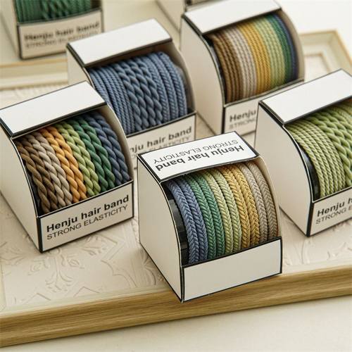 高弹力橡皮筋女扎头饰简约不伤发
