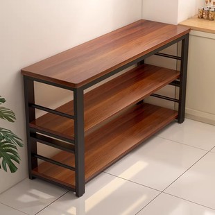 厨房置物架落地多层收纳架餐边储物柜子窄边多功能切菜桌子工作台