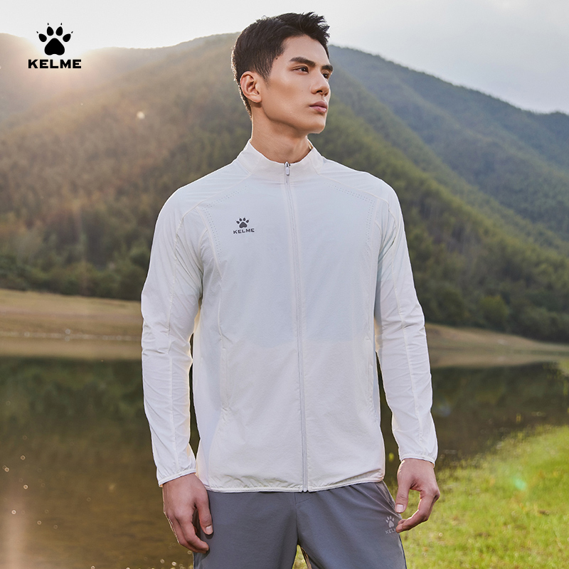 卡尔美皮肤衣户外跑步薄款夹克