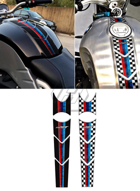 适用宝马 拿铁 R9T R Nine T 14-18 油箱保护贴纸 3D油箱鱼骨贴纸