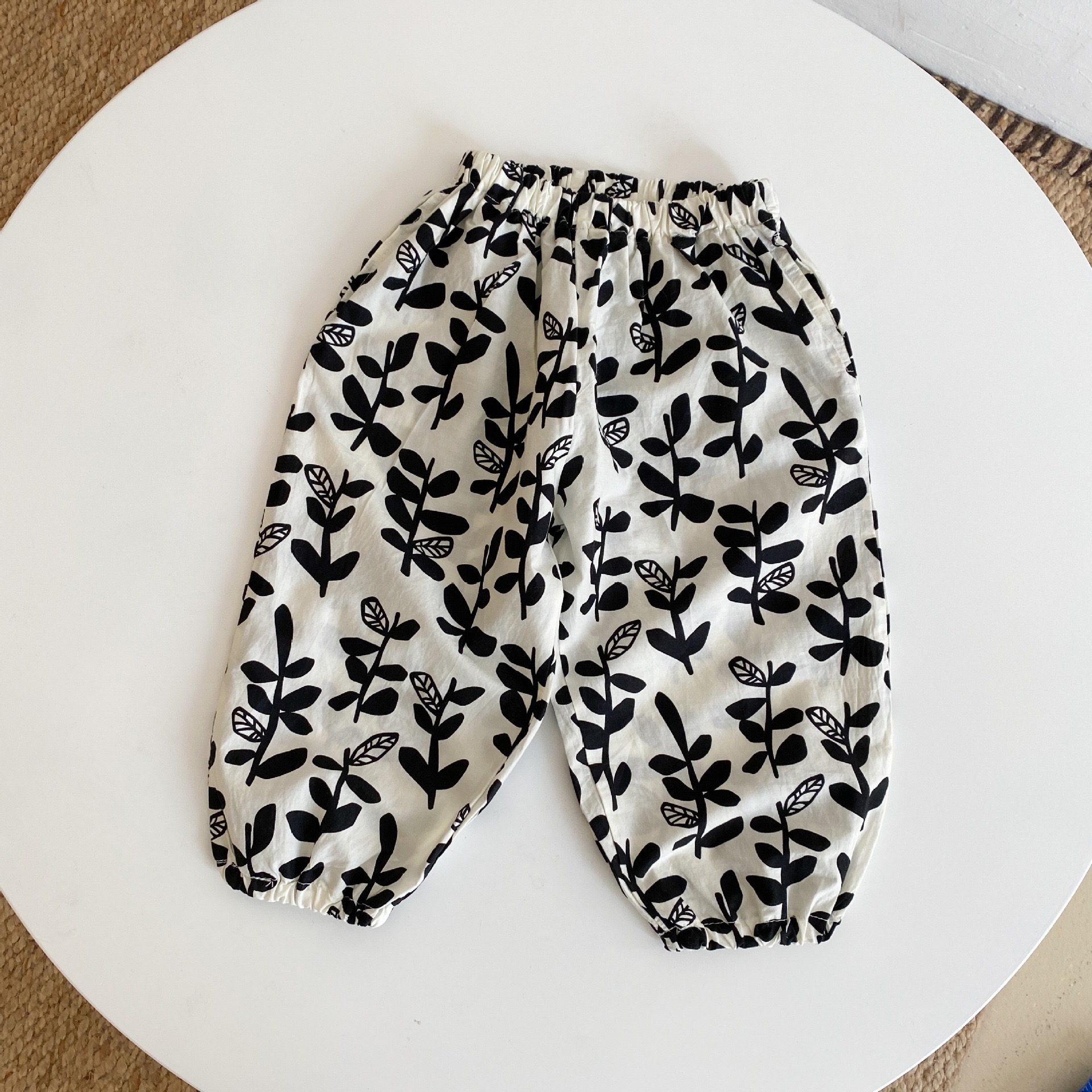 儿童宽松碎花防蚊薄款棉质