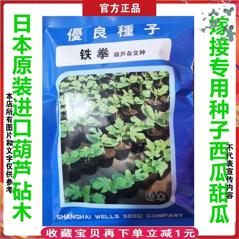 日本原装进口铁拳葫芦砧木种子籽