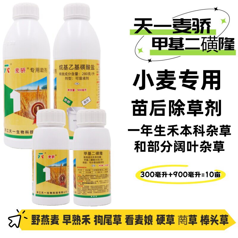 天一麦骄甲基二磺隆小麦禾阔双除