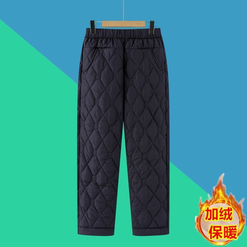 中老年女裤加绒加厚长裤