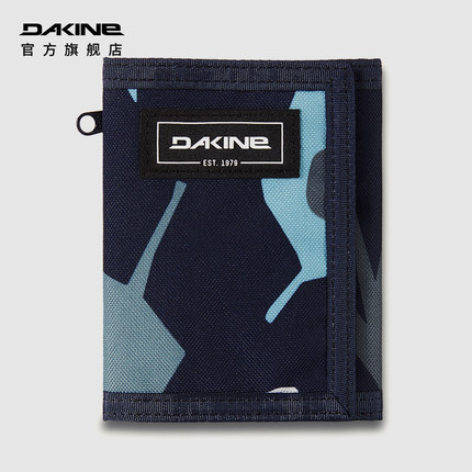 Dakine达金钱包男三折页卡包独立拉链袋零钱包女时尚休闲环保布包