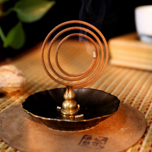 香天然药手工檀香沉香安神盘香供家用室内杀菌驱蚊