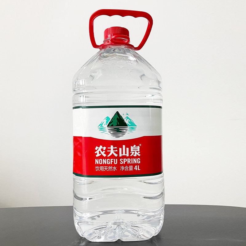杭州同城1件起送 农夫山泉饮用水4l*6瓶整箱装4升大桶天然矿泉水