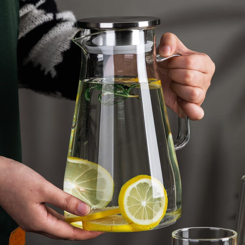 耐热玻璃水壶防爆大容量凉水壶加厚开水瓶晾热水扎杯凉水杯冷水壶