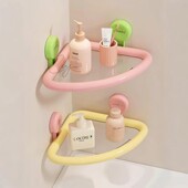 多巴胺浴室置物架家用墙上免打孔可沥水壁挂式 吸盘浴室沐浴收纳架