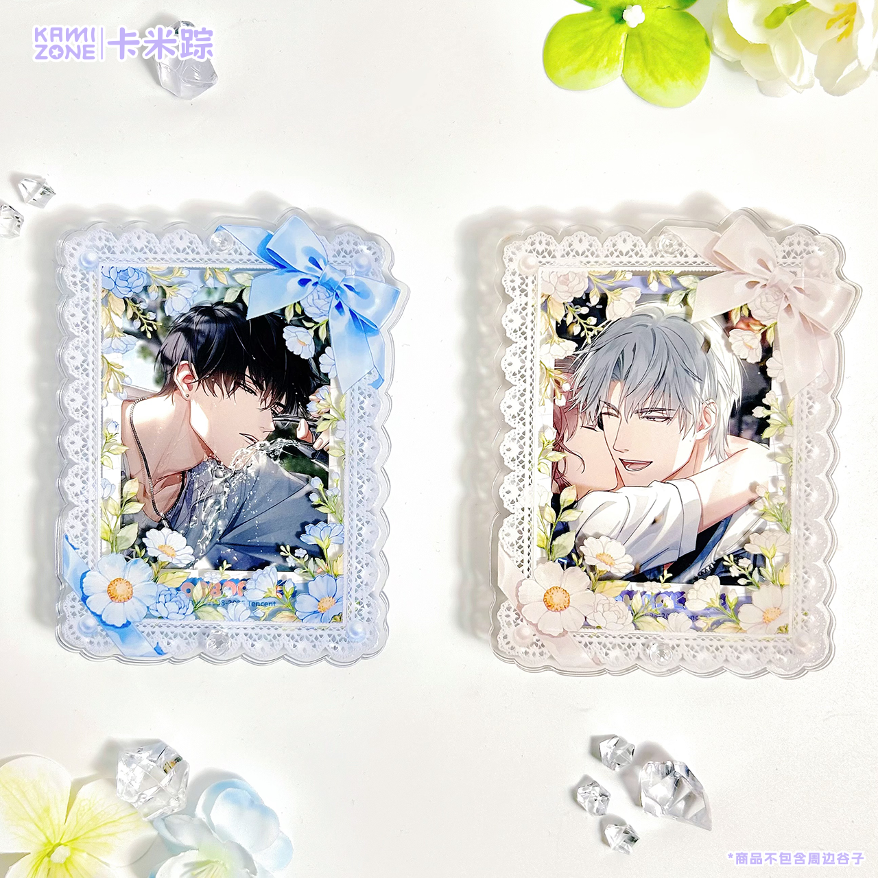 【卡米踪】蕾边花结 3/3.5寸小框韩娱小卡谷美亚克力框拍立得收纳,模玩/动漫/周边/娃圈三坑/桌游,谷美,淘宝优惠券,粉丝福利购,淘宝优惠卷
