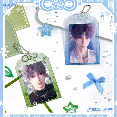 【卡米踪】雪花御守 PVC谷美卡框拍立得杯垫收纳框