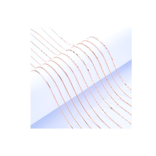 S925银项链18k金色玫瑰金色简约2026新款锁骨链颈链女无吊坠素链