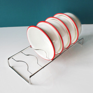 不锈钢小号碗架集成灶收纳沥水架子消毒柜洗碗机内置抽屉304盘架