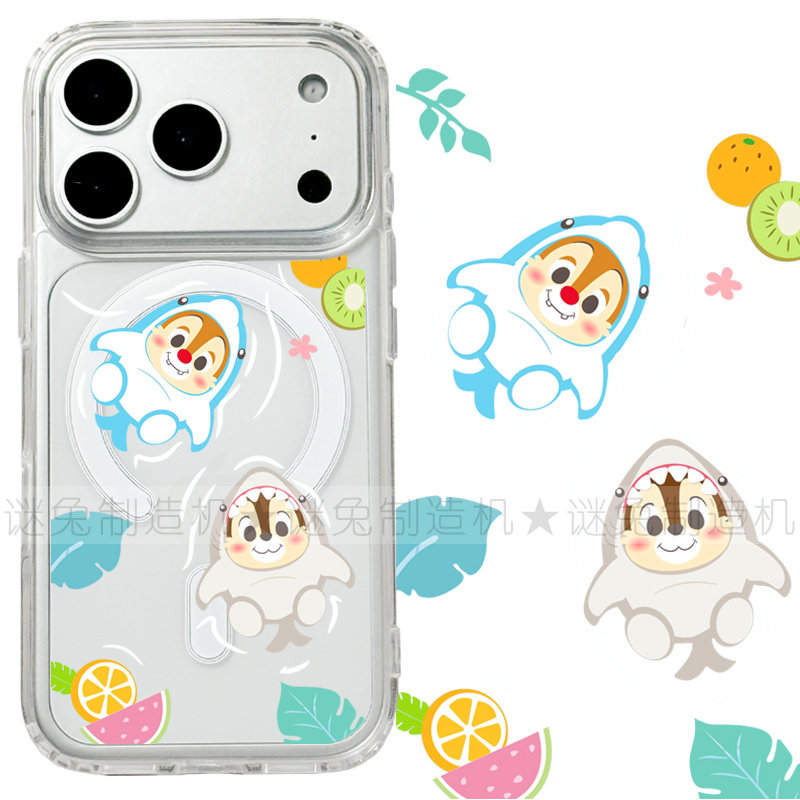 适用iphone17promax苹果17手机壳MagSafe磁吸18支架18pro透明18promax奇奇蒂蒂16水果15鲨鱼14保护套16e/17e