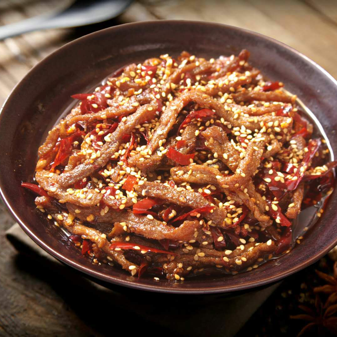 【九妹凤爪总店】冷吃牛肉170g 乐山实体店当天现制麻辣手撕牛肉