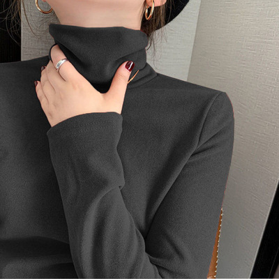 双面德绒打底衫女保暖加