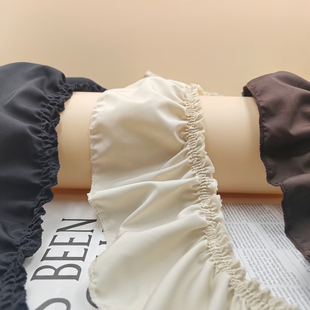 奶油风窗帘花边服装DIY装饰沙发侧边拼接唯美立边缝边木耳褶皱边