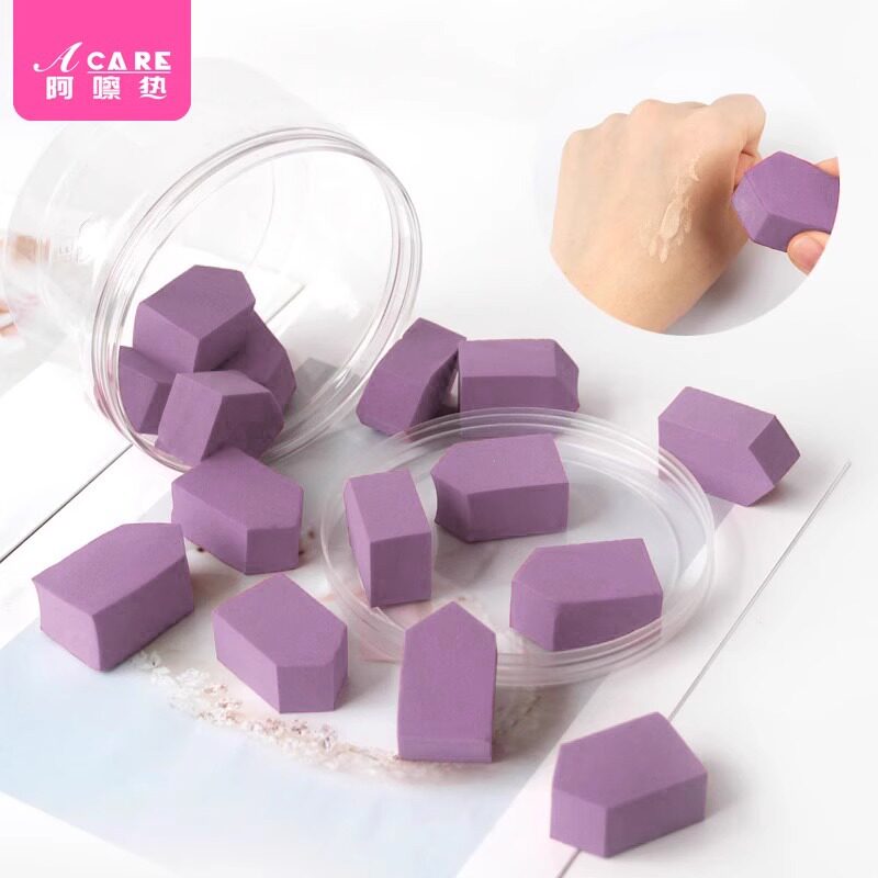 粉扑C1pn008-房型海绵五角形美妆蛋干湿两用粉底液上妆便携化妆用