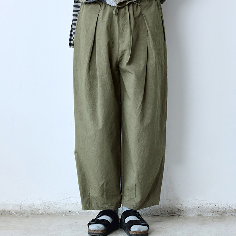 羊毛与花2024早秋亲子进口棉麻盐缩工艺面料休闲裤气球裤,童装/婴儿装/亲子装,裤子,淘宝优惠券,粉丝福利购,淘宝优惠卷